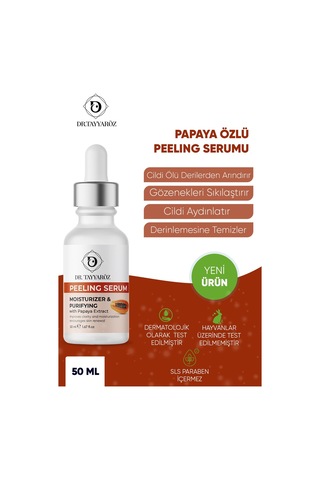 Dr. Tayyaröz Papaya Özlü Gözenek Sıkılaştırıcı Peeling Serum 50 ML