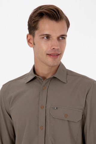 U.s. Polo Assn. Erkek Haki Gömlek Desenli 50316655-vr027 Haki