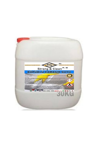 Strong&Clean Çamaşır Suyu Köpüklü 30 KG Strong&Clean Çamaşır Suyu Köpüklü 30 KG