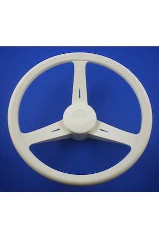 Lalizas Klasik Dümen Simidi 35cm Beyaz