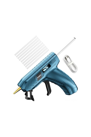 Fosenze Kablosuz Şarjlı Sıcak Yapıştırıcı Tabancası - 15sn Hızlı Isınma, 150 C, 10 Yapıştırıcı Çubuklu