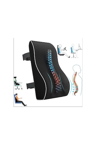 SimpleThePillow Visco Bel Yastığı Sırt Minderi Ortopedik Bel Minderi Yastık