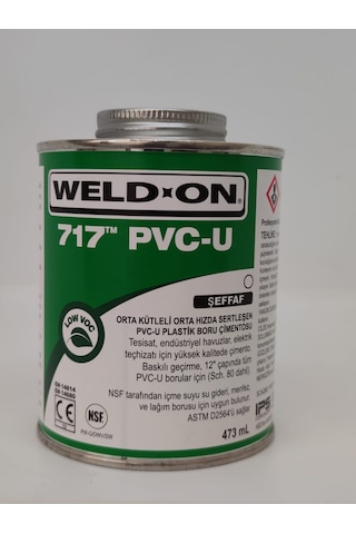 Pvc Yapıştırıcısı Weld-on 500 Gr