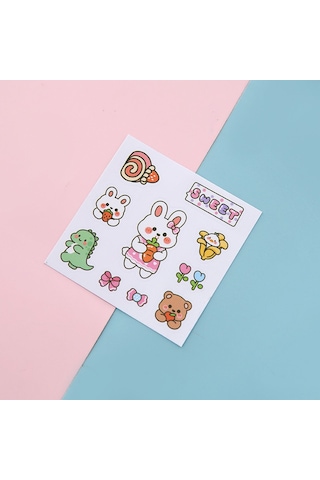 "pastel Kawaii Kız Çıkartmaları - Scrapbooks, Tumblers Ve Telefon Kılıfları İçin Dayanıklı Su Geçirmez Çıkartmalar" Cute Cat