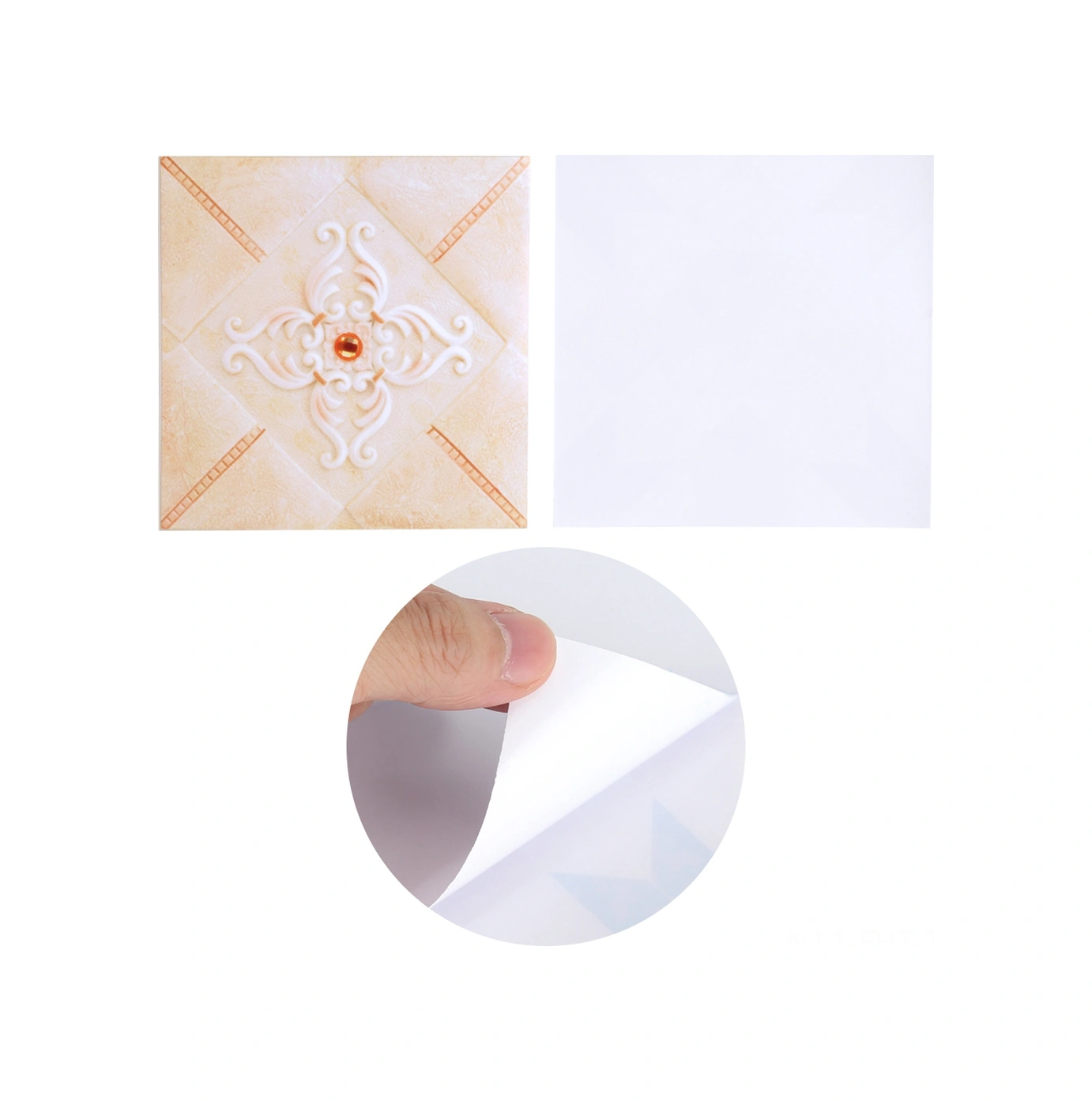 Hangfox 10 Adet 12x12cm Pvc 3d Duvar Sticker, Otomatik Yapışkan, Suya Dayanıklı, Ev Dekorasyonu, Oda, Salon 02 Diğer