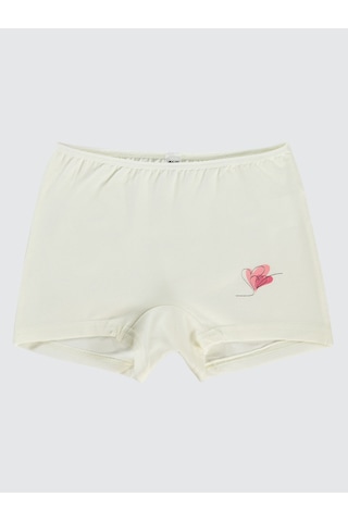 Civil Girls Kız Çocuk 2'li Boxer Set 2-10 Yaş Ekru