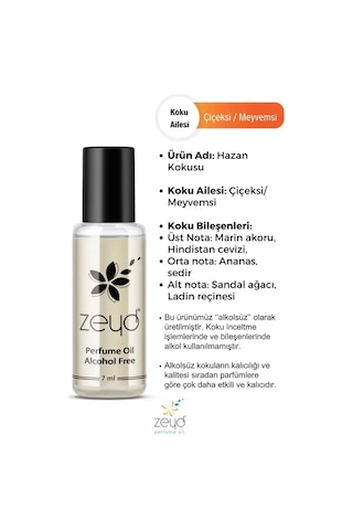 Hazan - Zeyd Esans 7 Ml Çiçek - Odunsu