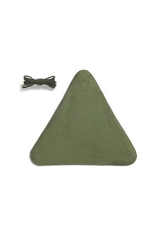 Bloomnest Üçgen Kamp Tabure Kumaş Katlanır Sandalye Balıkçılık Kampçılık Plaj Bahçe Yürüyüş Koltuk A1045 Altın-siyah Altın - Siyah