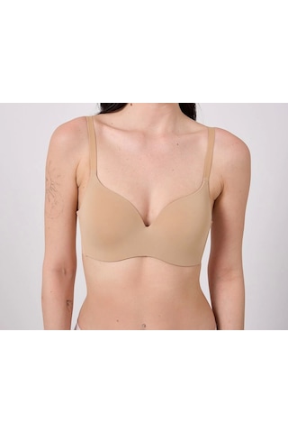 Freshness Msf02 Geniş Sırt Kuşaklı Lazer Kesim Sütyen Ten