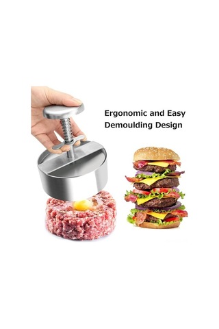 Novahub Paslanmaz Çelik 304 Hamburger Makinesi - 5 Boyut Seçeneği Çok Renkli Çok Renkli