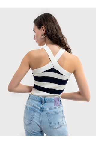 Loft Crop Kadın Top Lf2035982 Q1.v1 Lacivert