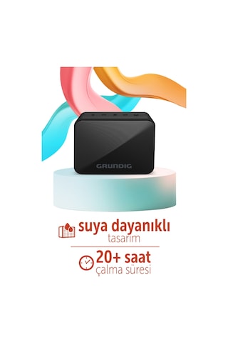 Grundig Solo Bluetooth Hoparlör Siyah