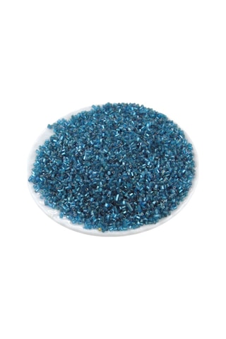 Kesme Boncuk Kristal Mavi 2x1,5 Mm 80 Gr