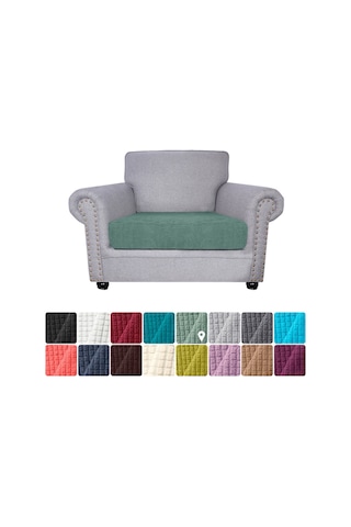 Vkemall Esnek Koltuk Kılıfı - Tekli Oturma - Rahat Ve Şık Yeşil Renk DiğER