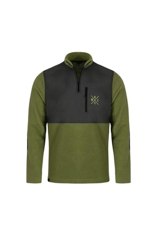 Luo Camp-02 Half-zip Fleece Erkek Yarım Fermuarlı Polar Turuncu Çok Renkli
