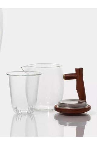 Magistro Cam Demlik "loft" 400 Ml Süzgeçli 218975092 Kahverengi