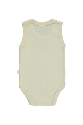 Civil Baby Erkek Bebek Çıtçıtlı Badi 1 - 18 Ay Bej 14d20230223s1-1 Bej