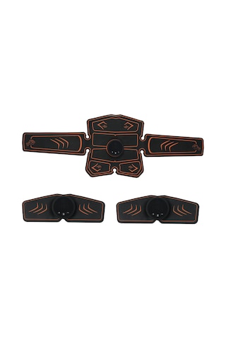 Qingmipy Akıllı Karın Kası Şekillendirici 12 Mod 19 Seviye Şarj Edilebilir Masaj Aleti - Evde Ve Ofiste Kullanım Siyah