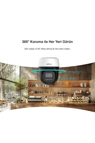 Dahua P3ı 360 Dönebilen, Gece Görüşlü, Hareket Takipli Güvenlik Kamerası