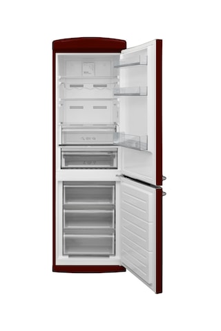 Vestel Retro NFK37201 Bordo 330 LT No-Frost Kombi Tipi Buzdolabı