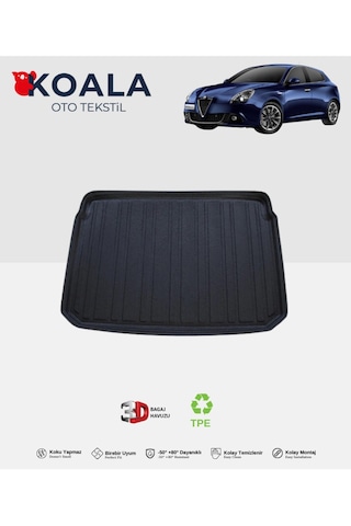 Alfa Romeo Giulietta 2010 Ve Sonrası 3d Bagaj Havuzu