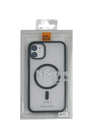 Nettech Apple iPhone 11 Uyumlu Nt-n080 Arka Koruma Kılıf - Gri -