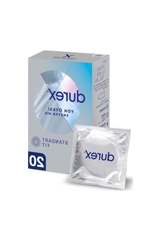 Extra His Prezervatif, 20 Adetlik Paket, Yüksek Hassasiyet