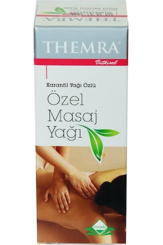 Themra Bitkisel Doğal Karanfil Yağı Özlü Özel Masaj Yağı 100 ML