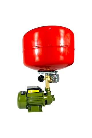 24 Litre Küre Tanklı Ev Tipi Hidrofor Seti 2 Kat 2 Daire 0,50hp
