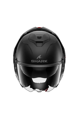 Shark Oxo Dark Shadow Mat Siyah Çene Açılır Kask Siyah