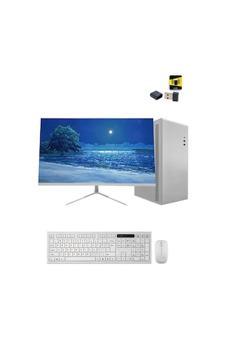 Ramtech Office White X20 i7-10700 16 GB 500 GB HDD+480 GB SSD 2 GB R5230 23.8" Free Dos Masaüstü Bilgisayar
