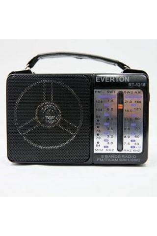 Everton Rt-1218 Analog Radyo (Ac.-Dc.) Pilli Ve Elektrikli