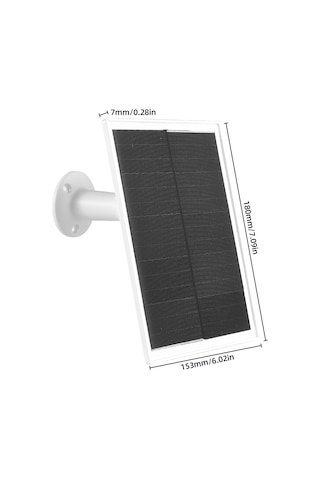 Wezone "10w Güneş Paneli - Güvenlik Kamerası İçin Ip65 Su Geçirmez, 360 Derece Ayarlanabilir, 3m Kablo"