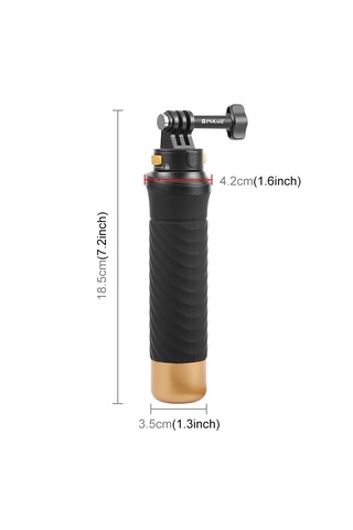 Puluz Hızlı Açılan Yüzer Saplı El Tutamağı Siyah