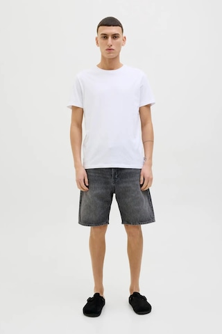 Jack & Jones Erkek Jjıtony Rahat Kesim Jean Şort 12269533 Siyah Siyah