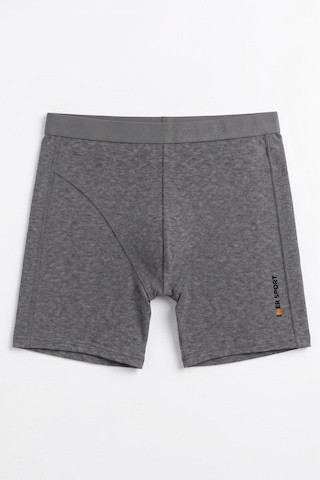 Just Inner Erkek Pamuklu Boxer Sport Premium Günlük Kullanım 134003 Antrasit