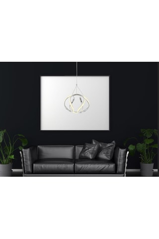 Eray Aydınlatma 1666-30 Krom Led Avize