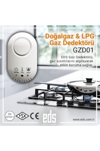 GZD01 DOĞALGAZ VE LPG DEDEKTÖRÜ (12V)  - İGDAŞ ve GAZMER ONAYLI