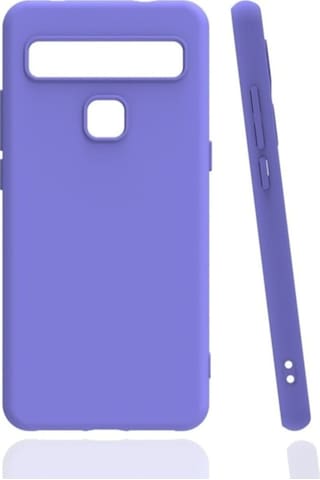 Tcl 10l Kılıf Zore Biye Silikon Lila