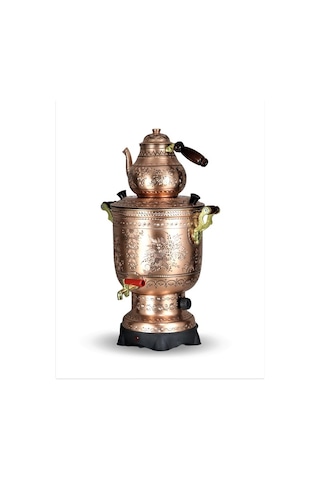 Morya Gül Çiçek Eskitme 5 L Elektrikli Semaver