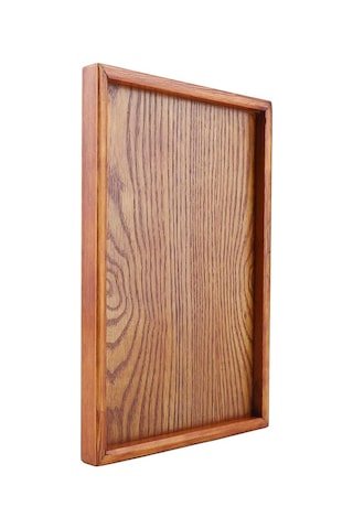 Servis Tepsisi, Dikdörtgen Ahşap Çay Tepsisi Otel Ev Mutfak Tepsileri Atıştırmalık Tepsisi Kahvaltı Tepsisi Gıda Saklama Kabı 30 20cm