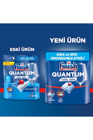 Finish Quantum Özel Seri Bulaşık Makinesi Deterjanı Kapsül Tablet 200 Adet (100 x 2)