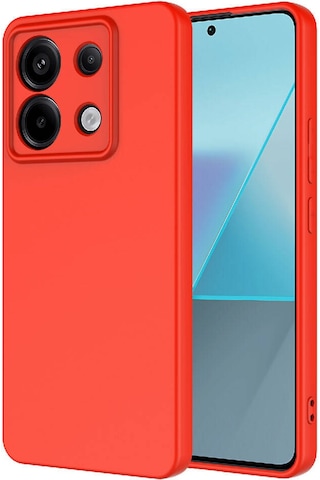 Xiaomi Redmi Note 13 Pro 5g Uyumlu Mara Lansman Kılıf-kırmızı Kirmizi Kırmızı