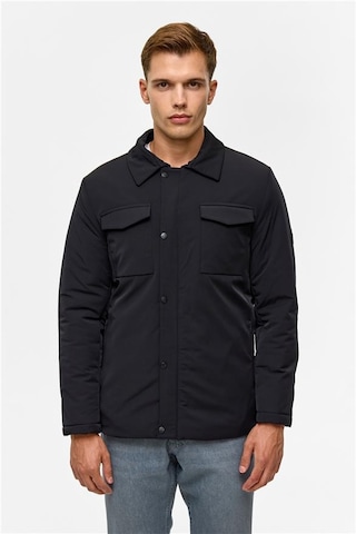 Süvari Lacivert Slim Düz Cepsiz Mont Mn2008700530-m09 Lacivert