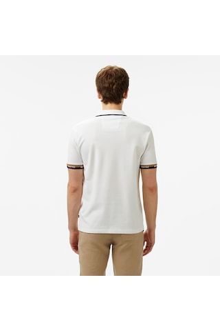 Nautica Erkek Beyaz Classic Fit Polo Düz K55335t Beyaz