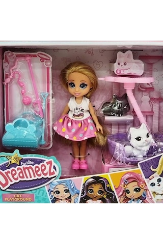 81125 Sun-fnv-mnk-f-dreameez Mini Bebek Ve Kedi Seti