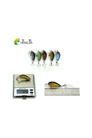 Hengjıa Karışık Balıkçılık Lures Seti Kiti 20 Adet 4 Model Yapay Yem Topwater Popper/crankbait/vıb