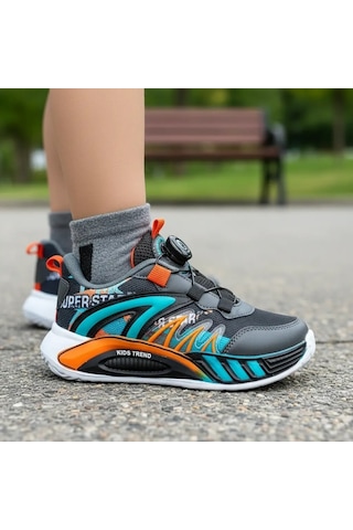 Tuğba Ortopedi 020 Çocuk Rahat Sneaker Füme