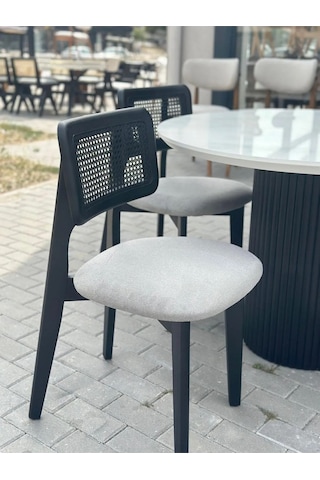 Hazeran Mutfak Masa Sandalye Takımı, Salon Takımı, Yemek Odası Takımı Siyah