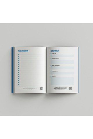 Özel Seri Kudüs Ajandası Çok Renkli